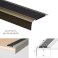 Anodised Non Slip Rubber Aluminium Stair Nosing Tread Edges