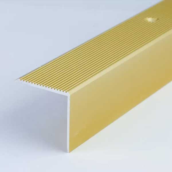 Anodised Aluminum Anti Non Slip Stair Edge Nosing Trim 30R