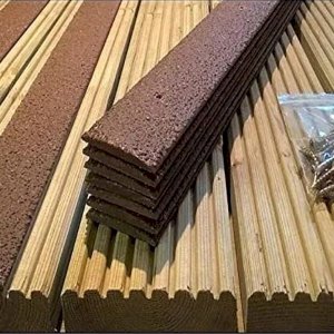 Anti Slip 50mm Brown Heavy Duty GRP Decking Strips 