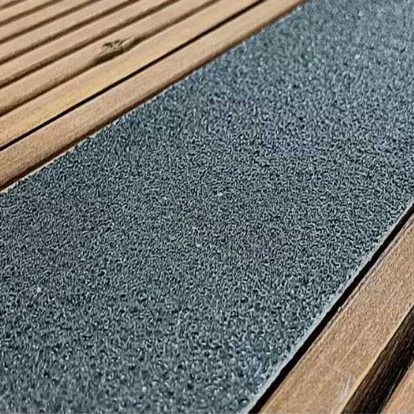 Anti Slip Black GRP Decking Strips For Walkway & Step Areas