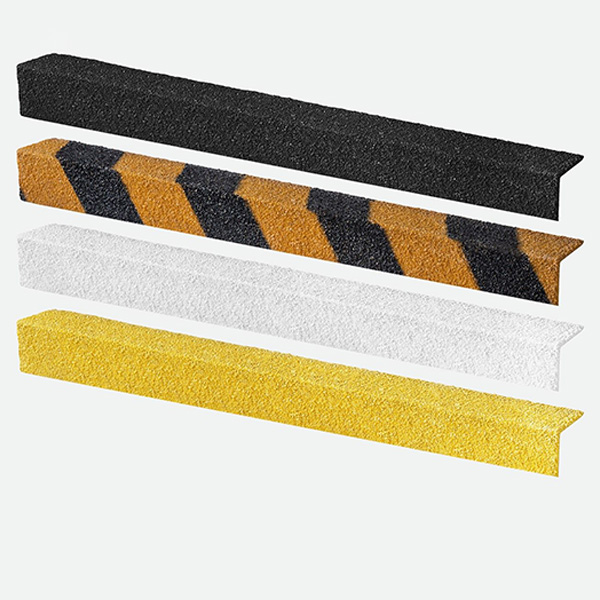  Anti-Slip Medium Grit Stair Nosing Cover 55mm x 55mm Stripe 