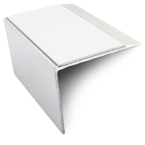 Anti Slip Aluminium Stair Nosing Edge Trim With Pvc Insert DDA Compliant 