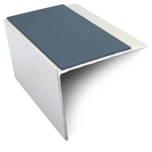 Anti Slip Aluminium Stair Nosing Edge Trim With Pvc Insert DDA Compliant 