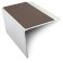 Anti Slip Aluminium Stair Nosing Edge Trim With Pvc Insert DDA Compliant 