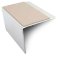 Anti Slip Aluminium Stair Nosing Edge Trim With Pvc Insert DDA Compliant 