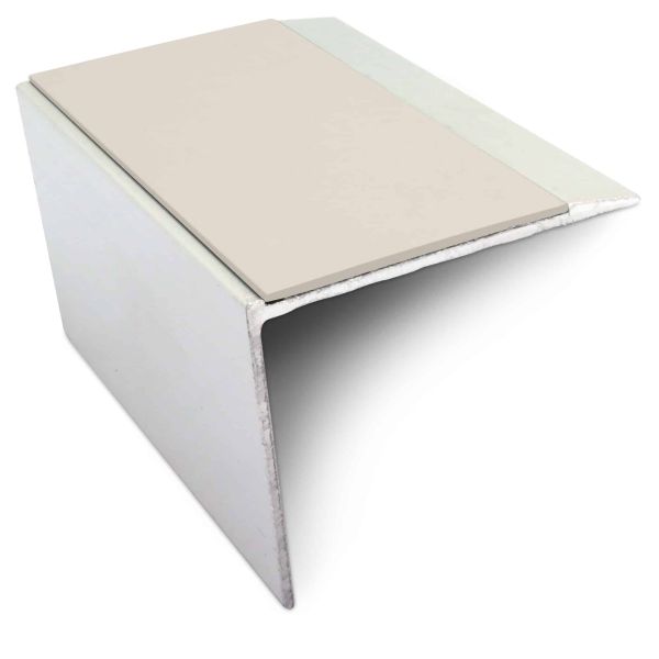 Anti Slip Aluminium Stair Nosing Edge Trim With Pvc Insert DDA Compliant 