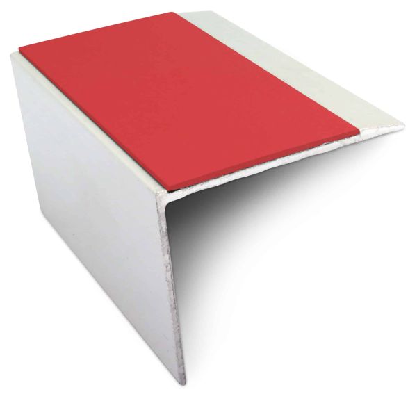 Anti Slip Aluminium Stair Nosing Edge Trim With Pvc Insert DDA Compliant 