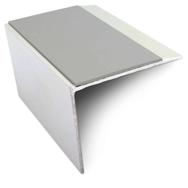 Anti Slip Aluminium Stair Nosing Edge Trim With Pvc Insert DDA Compliant 