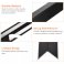 Black Aluminum Alloy Corner Guards - Pack of 3 