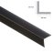 Black Plastic PVC Corner 90 Degree Angle Trim 2.5m Long