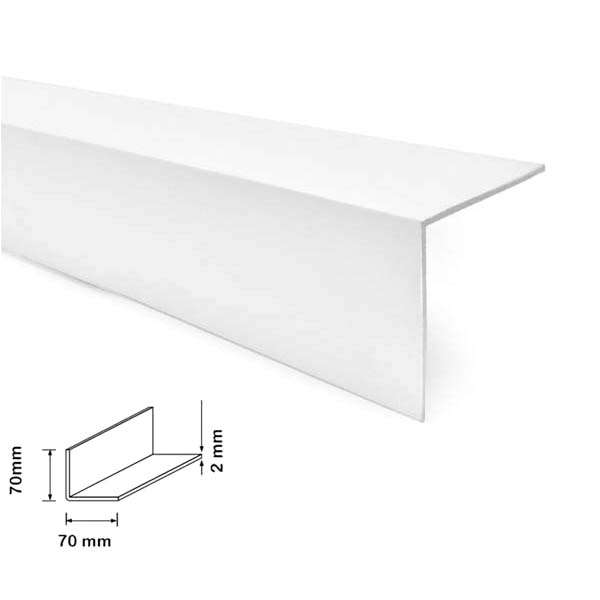 Plastic PVC Corner 90 Degree Angle Trim Black 2.44m Long