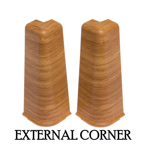 Brushed Aluminium PVC Skirting Board & Accessories Cable Cover with Flexible Edges
