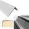 Non Slip PVC Rubber Angle Step Edge Bullnose Stair Nosing