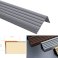 Self Adhesive Stair Nosing Bullnose Rubber Angle Step Edge Profile