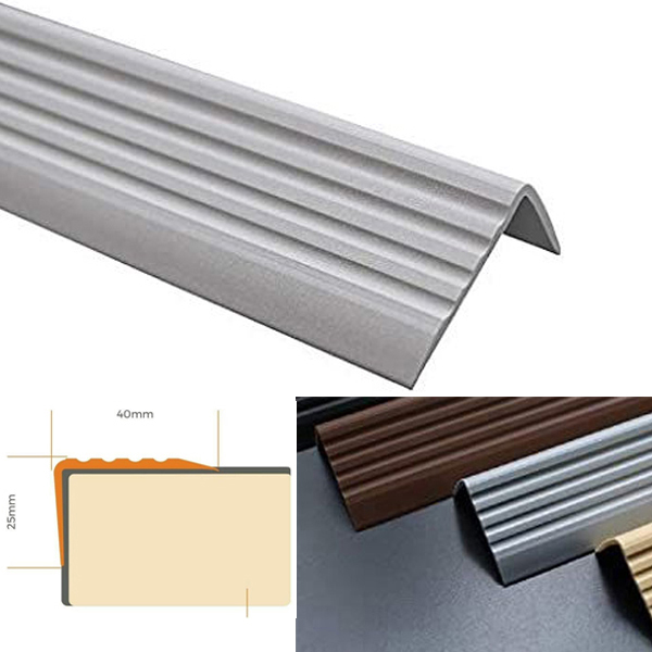 Self Adhesive Stair Nosing Bullnose Rubber Angle Step Edge Profile