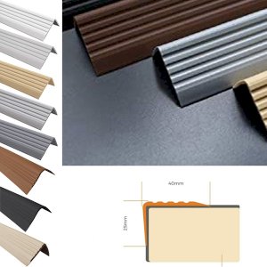 Self Adhesive Stair Nosing Bullnose Rubber Angle Step Edge Profile