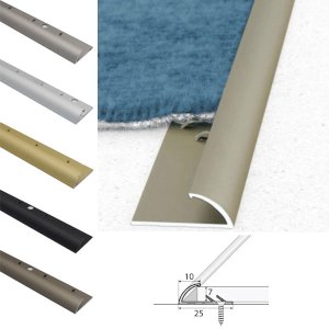 Aluminium Anodised Single Grip Carpet Profile Trim