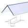 Clear Wall Corner Protector Plastic PVC Corner 90 Degree Angle Trim 2.44m Long