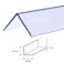 Clear Wall Corner Protector Plastic PVC Corner 90 Degree Angle Trim 2.44m Long