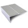 Aluminium Commercial Stair Nosing Edge Trim Anti Slip PVC Insert 