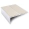 Anti Slip Aluminium Commercial Stair Nosing Edge Trim With Pvc Insert 