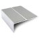 Anti Slip Aluminium Commercial Stair Nosing Edge Trim With Pvc Insert 