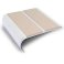 Non Slip Commercial Stair Nosing PVC Insert Bullnose Stair Nosing Edge