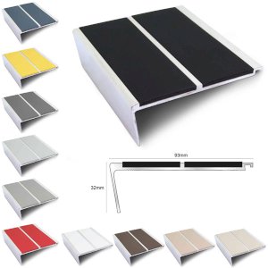 Commercial Stair Nosing Non Slip PVC Insert Stair Nosing Edge Trim