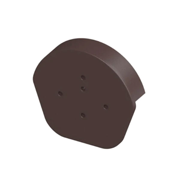 Dry Verge PVC Ridge End Cap