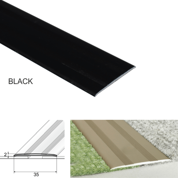 Self Adhesive Flat Aluminium Door Thresholds Floor Trim