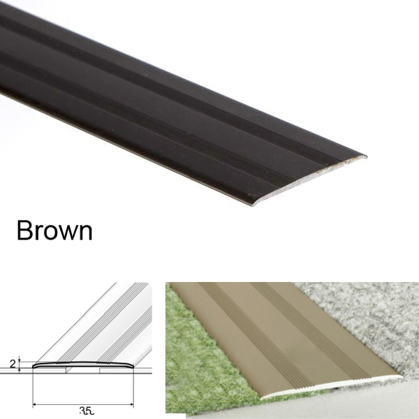 Self Adhesive Flat Aluminium Door Thresholds Floor Trim