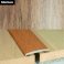 Self Adhesive Flat Aluminium Wood Effect Door Floor Threasholds 