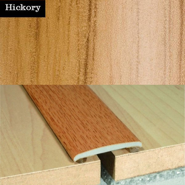 Self Adhesive Flat Aluminium Wood Effect Door Floor Threasholds 