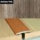 Self Adhesive Flat Aluminium Wood Effect Door Floor Threasholds 