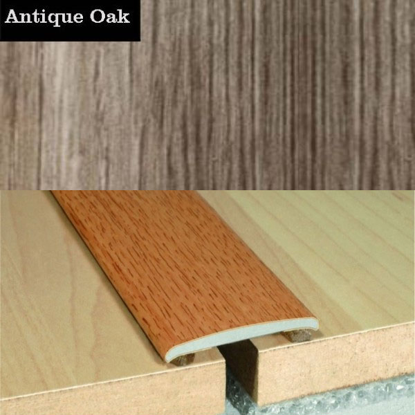 Self Adhesive Flat Aluminium Wood Effect Door Floor Threasholds 