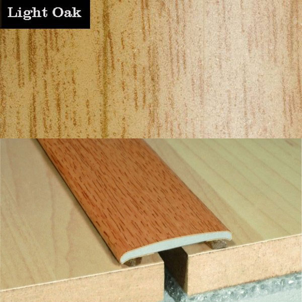 Self Adhesive Flat Aluminium Wood Effect Door Floor Threasholds 