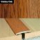 Self Adhesive Flat Aluminium Wood Effect Door Floor Threasholds 