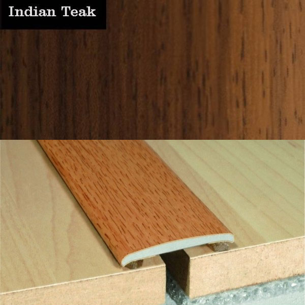 Self Adhesive Flat Aluminium Wood Effect Door Floor Threasholds 