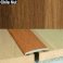 Self Adhesive Flat Aluminium Wood Effect Door Floor Threasholds 