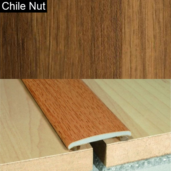 Self Adhesive Flat Aluminium Wood Effect Door Floor Threasholds 