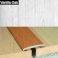 Self Adhesive Flat Aluminium Wood Effect Door Floor Threasholds 