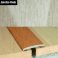 Self Adhesive Flat Aluminium Wood Effect Door Floor Threasholds 