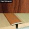 Self Adhesive Flat Aluminium Wood Effect Door Floor Threasholds 