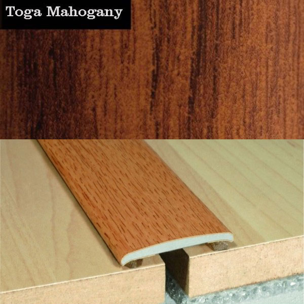 Self Adhesive Flat Aluminium Wood Effect Door Floor Threasholds 