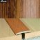 Self Adhesive Flat Aluminium Wood Effect Door Floor Threasholds 