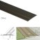 Aluminum Heavy Duty Flat Door Bar Threshold For Carpet Floor