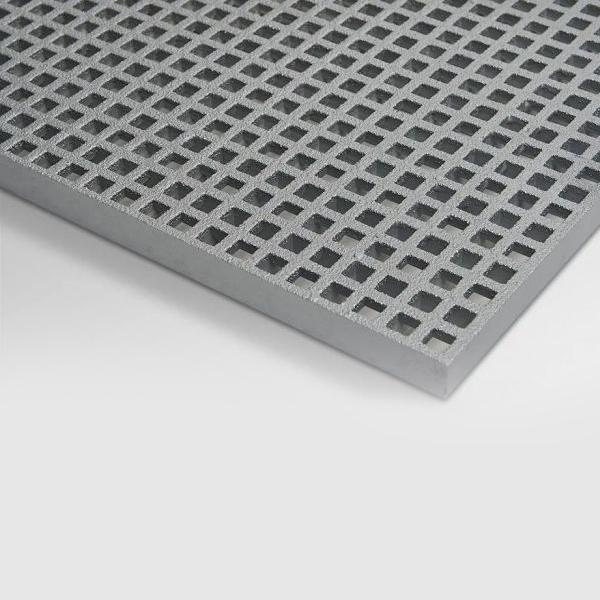 Heavy Duty Grey Anti Slip GRP Grating Covers