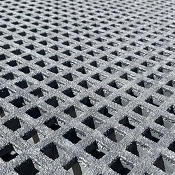 Heavy Duty Grey Anti Slip GRP Grating Covers