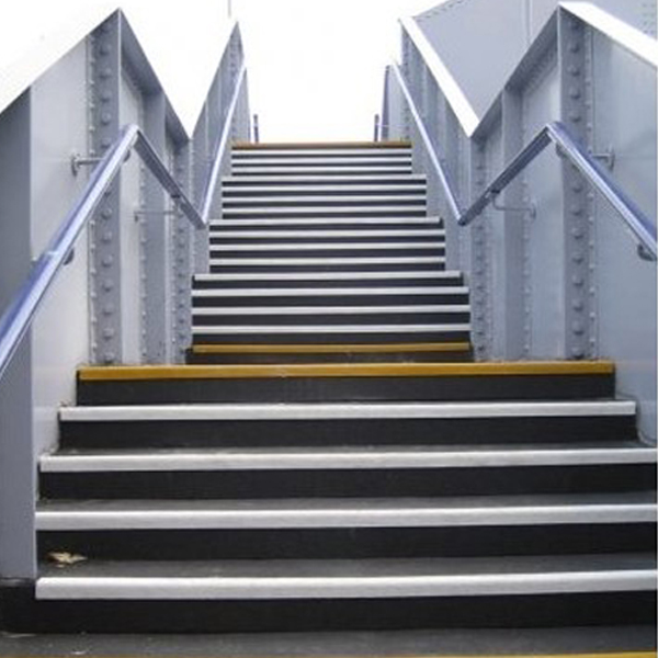Heavy Duty Stop Slip Black Stair Tread Cover For Stairways