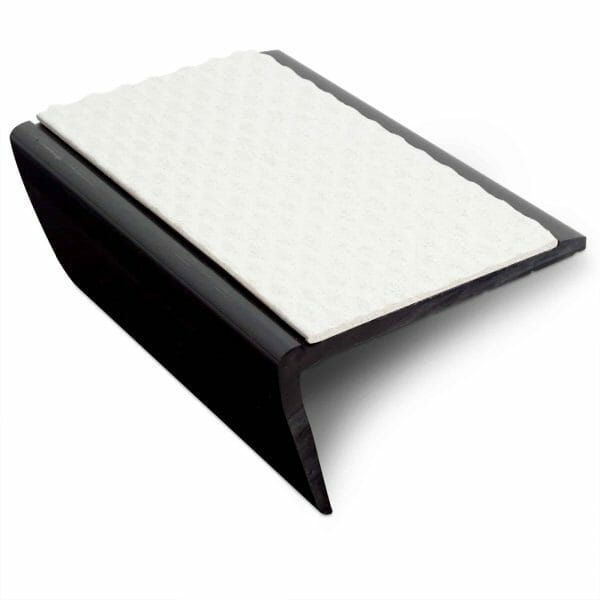 Heavy Duty Tredsafe Hard Node PVC Non Slip Stair Nosing 63 x 35mm